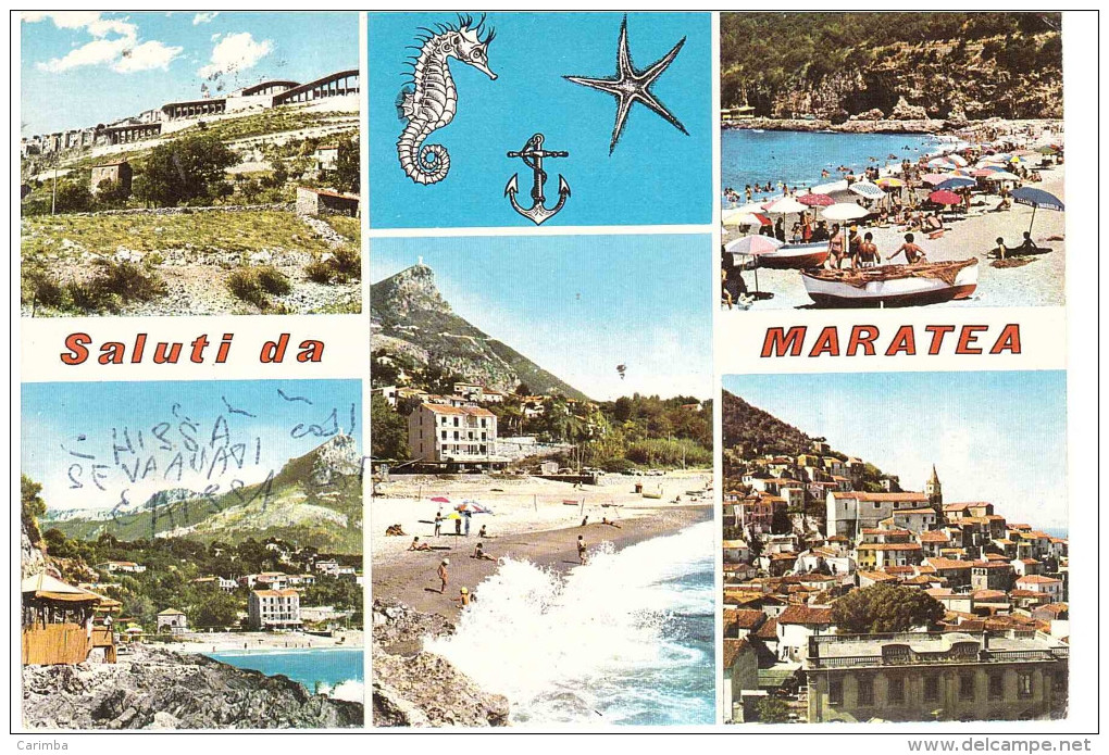 £120 FONTANA DEL NETTUNO TRENTO SU CART.MARATEA - 1971-80: Storia Postale