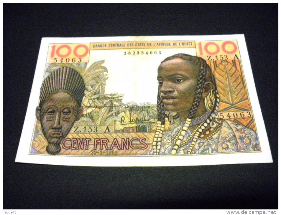 CÔTE D´IVOIRE 100 Francs 20/03/1961 ,pick N° 101 A B Ou C ?, IVORY COAST,COTE D´IVOIRE - Côte D'Ivoire