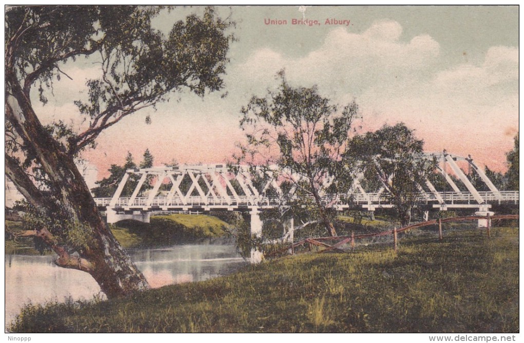 Australia Used Postcard, Union Bridge, Albury - World