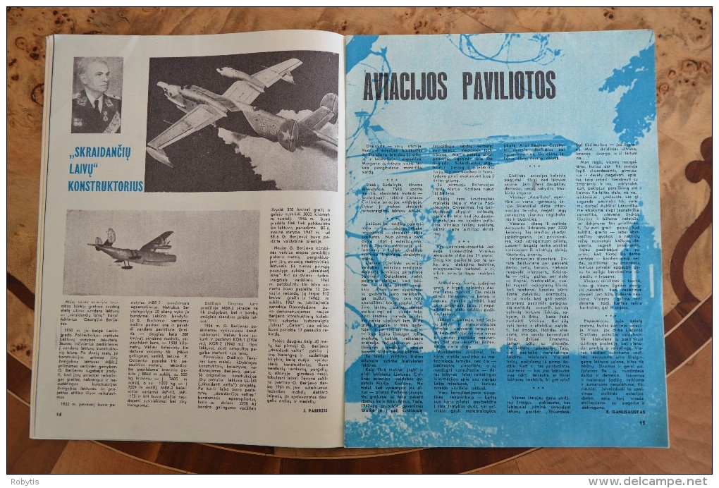 Litauen Lithuania Magazine " Sparnai "  Wings  1978 nr. 1 Cosmos Space Planes