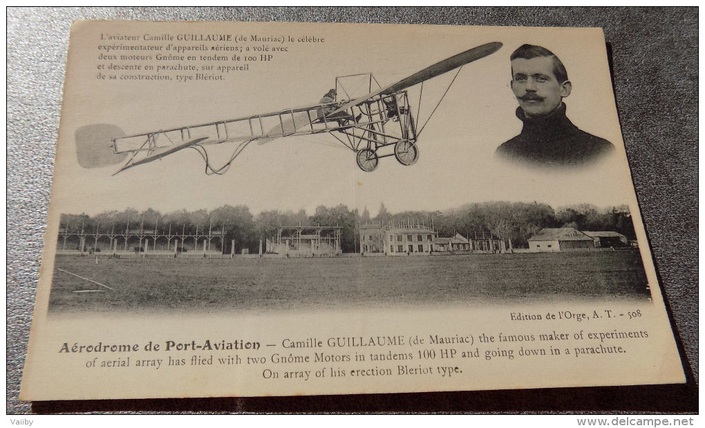 Aérodrome De Port Aviation - L'aviateur Camille Guillaume - Aerodrome