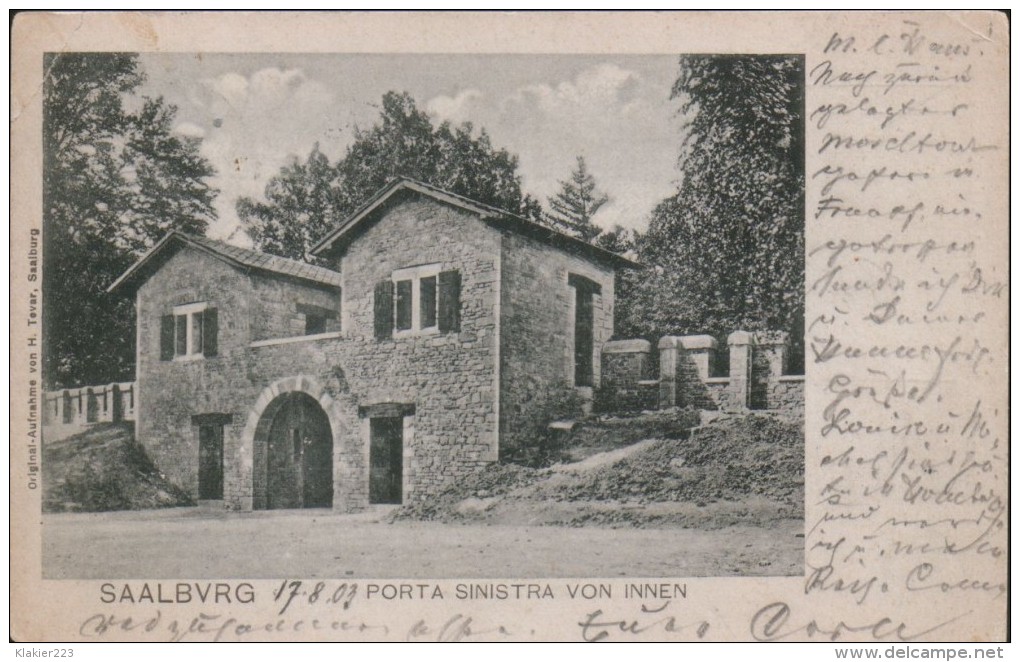 Saalbvrg - Porta Sinistra Von Innen - Jahr 1903 - Saalburg