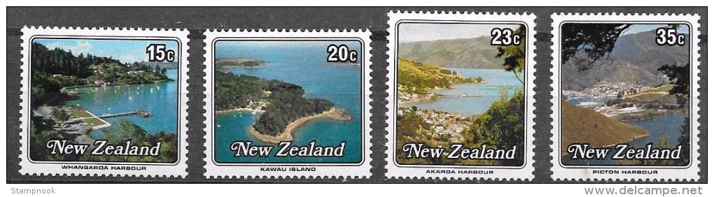 New Zealand Scott   685-88 Harbors Mint NH - Unused Stamps