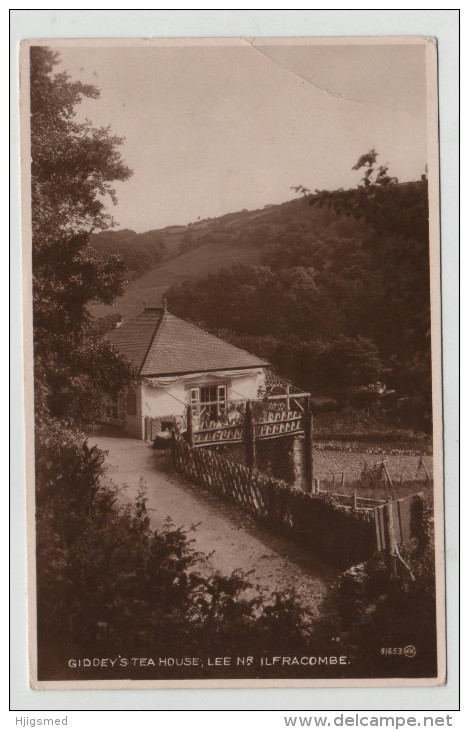 Europe Great Britain United Kingdom England Ilfracombe Giddey Tea House Post Card Postkarte POSTCARD - Ilfracombe