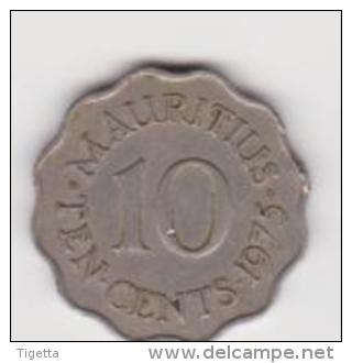 MAURITIUS   10 CENTS  ANNO 1975 - Maurice