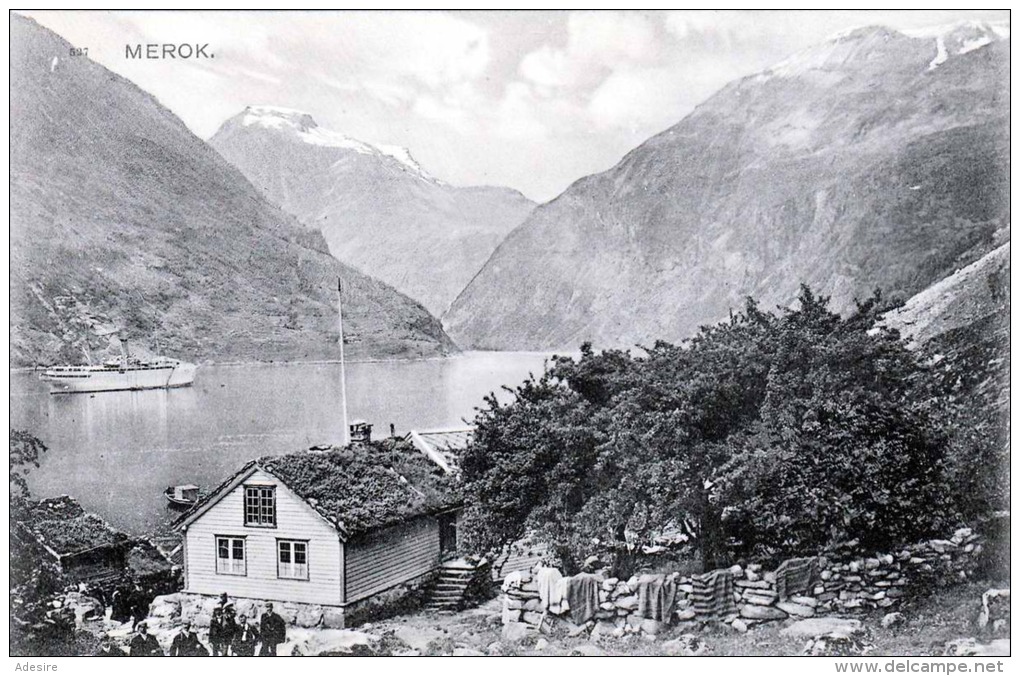 MEROK (Norwegen) - Karte Um 1905 - Norwegen