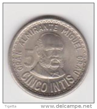 PERU   5 INTIS  ANNO 1986 - Pérou