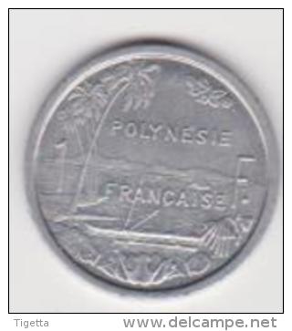 POLINESIA FRANCESE   1 FRANCS  ANNO 1965 - French Polynesia