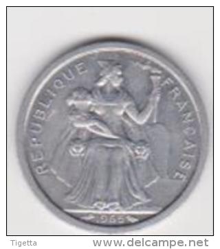 POLINESIA FRANCESE   1 FRANCS  ANNO 1965 - Polynésie Française