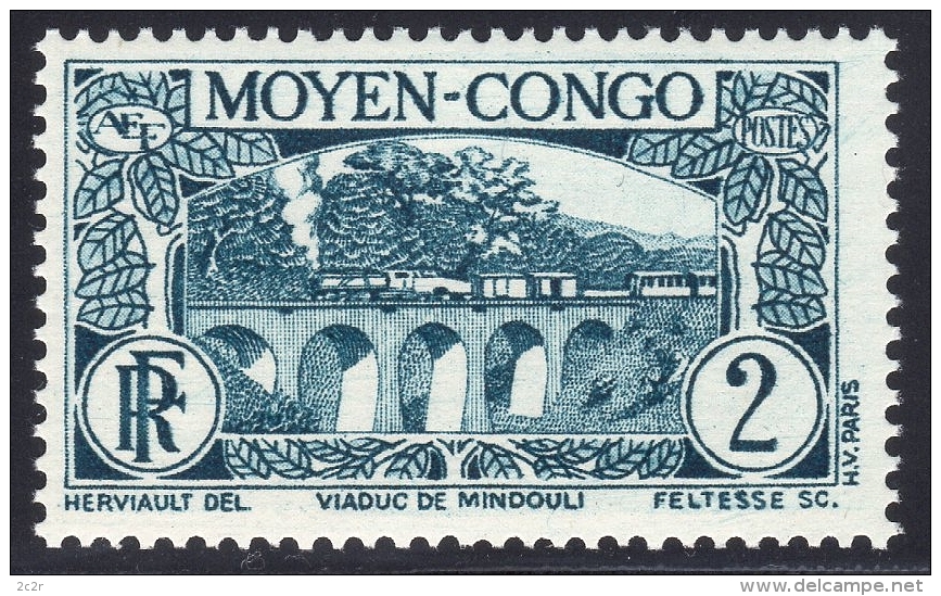 Congo Français 1933: N°115 ** (YT114) - TB - Neufs