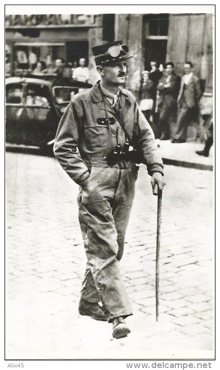 Liberation D'Antony Par Le Génèral LECLERC - 24 Aout 1944 - Carte De Soutien Pour Le Monument Leclerc (verso) TTB - Andere & Zonder Classificatie