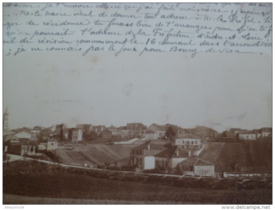 Carte PhotoTarn Et Garonne Bourg De Visa 1903 - Bourg De Visa