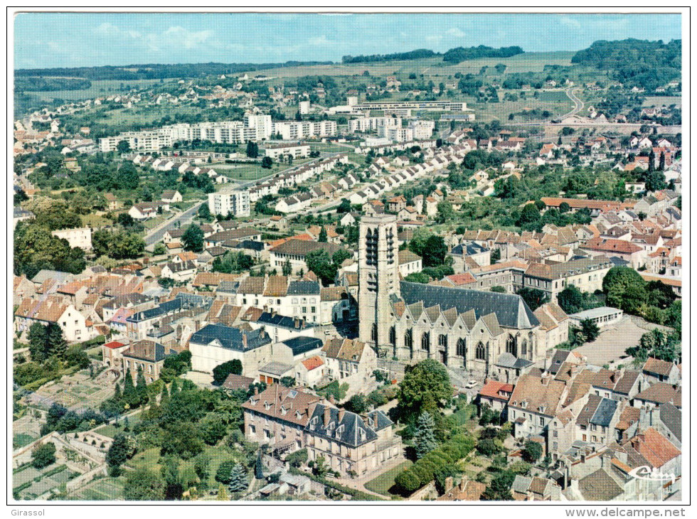 CPSM CHATEAU THIERRY AISNE VUE GENERALE AERIENNE CITE DES VAUCRISES ED CIM - Chateau Thierry