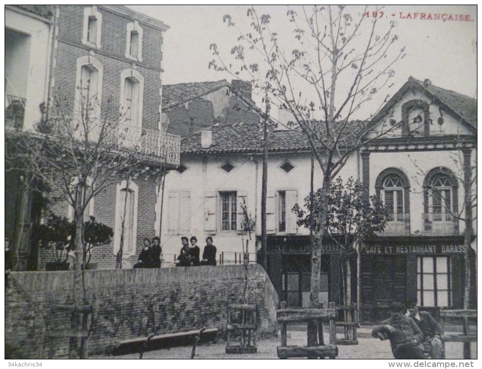 CPA Tarn Et Garonne Lafrançaise La Promenade - Lafrancaise