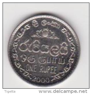 SRI LANKA   1 RUPEES  ANNO 2000 - Sri Lanka