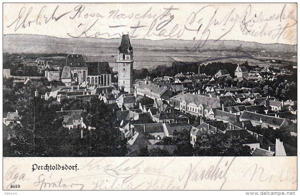 PERCHTOLDSDORF, Karte Gel.1905?, Transportspuren - Perchtoldsdorf