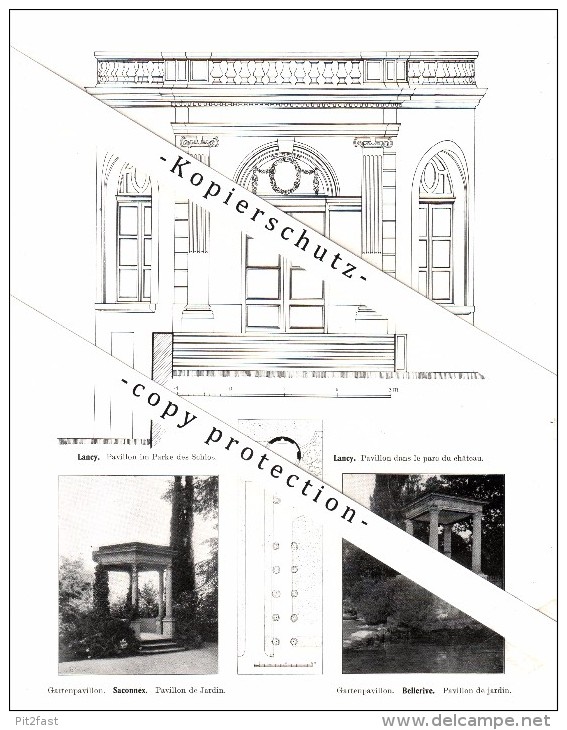 Photographien / Ansichten , 1912 , Saconnex , Bellerive , Lancy , Eaux-Vives , Prospekt , Architektur , Fotos !!! - Lancy