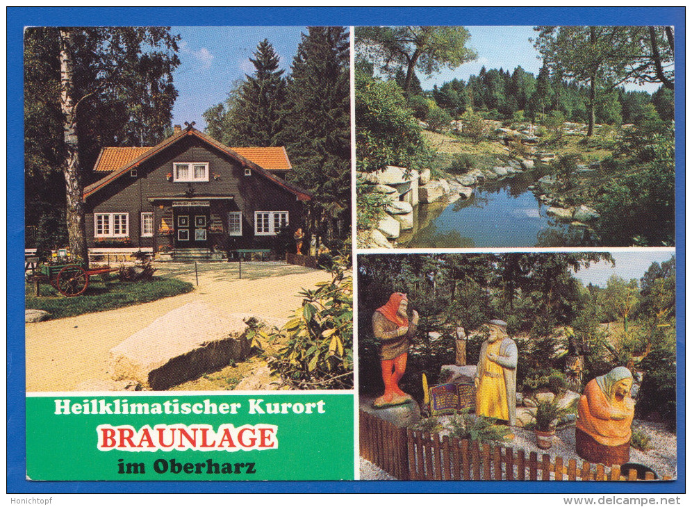 Deutschland; Braunlage Oberharz; Multivuekarte - Braunlage