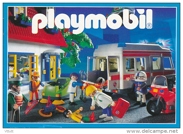 Catalogue PLAYMOBIL (2000) : Police, Pompiers, Hopital, Station Service, Travaux Publics, Western, Chateaux... - Playmobil