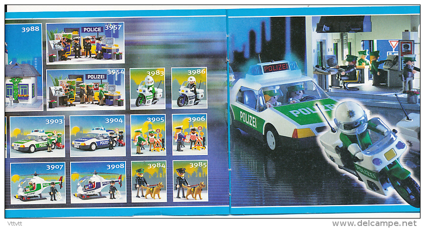 Catalogue PLAYMOBIL (2000) : Police, Pompiers, Hopital, Station Service, Travaux Publics, Western, Chateaux... - Playmobil