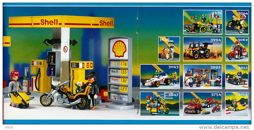 Catalogue PLAYMOBIL (2000) : Police, Pompiers, Hopital, Station Service, Travaux Publics, Western, Chateaux... - Playmobil