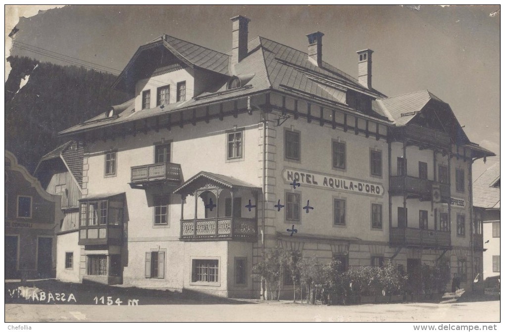 Villabazza Bolzano Hotel Aquila D'oro Fotocartolina Privata - Bolzano