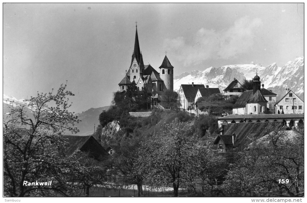 Rankweil - Ansicht Mit Kirche 1957 - Rankweil