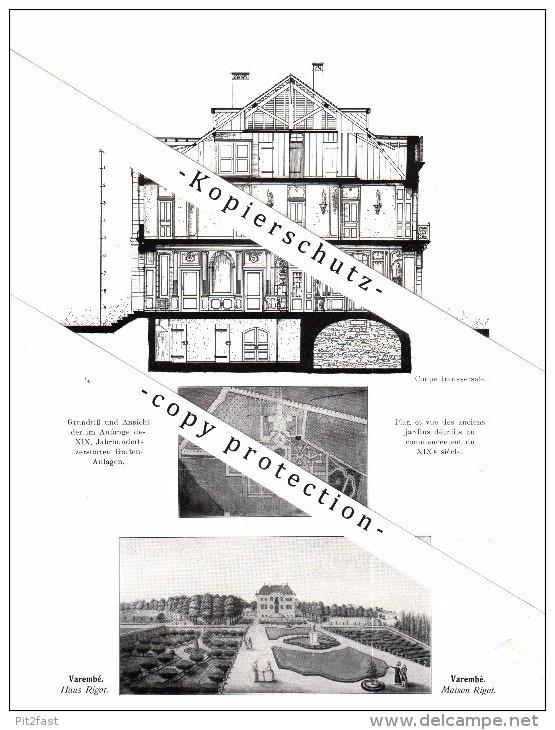 Photographien / Ansichten , 1912 , Varembé , Prospekt , Architektur , Fotos !!! - Otros & Sin Clasificación