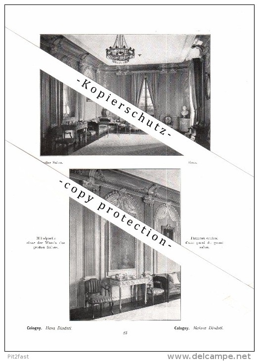 Photographien / Ansichten , 1912 , Cologny , Prospekt , Architektur , Fotos !!! - Cologny