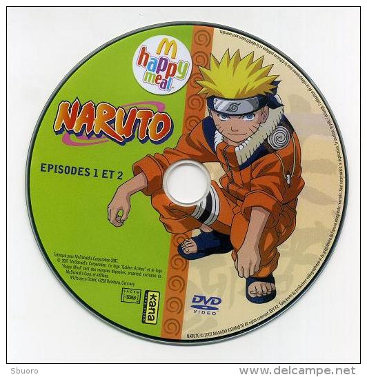 DVD Collector Pub Mc Donald's Para-BD Série Manga Naruto - Episodes 1 Et 2 - Voir 3 Scans - Platen & CD