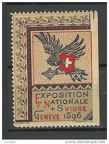 SCHWEIZ Switzerland 1896 Exposition Nationale Suisse MNH - Ungebraucht