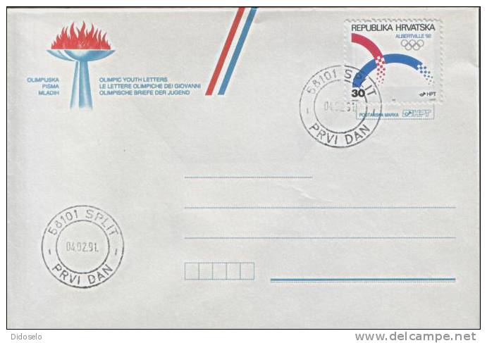 Croatia WINTER OLYMPIC GAME 1992 Cover - Winter 1992: Albertville