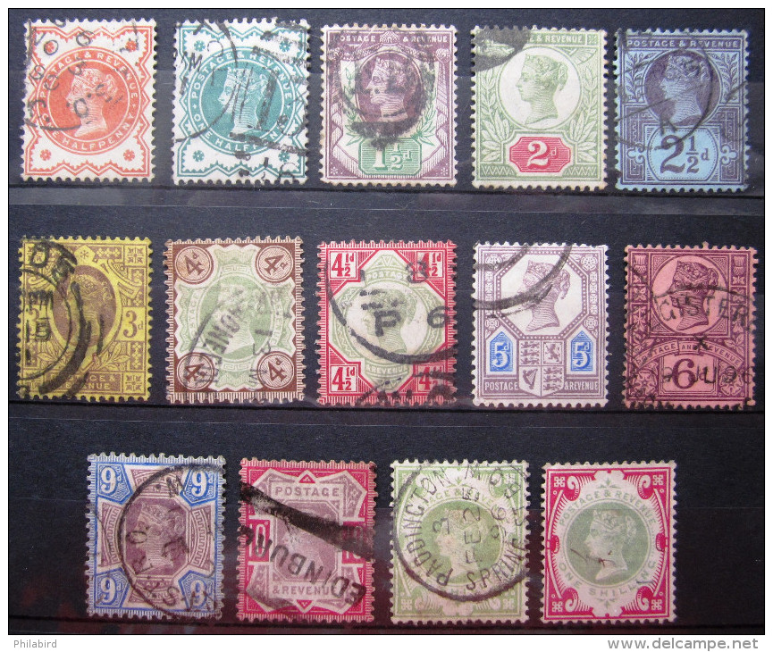 GRANDE-BRETAGNE            N° 91/104          OBLITERE - Used Stamps