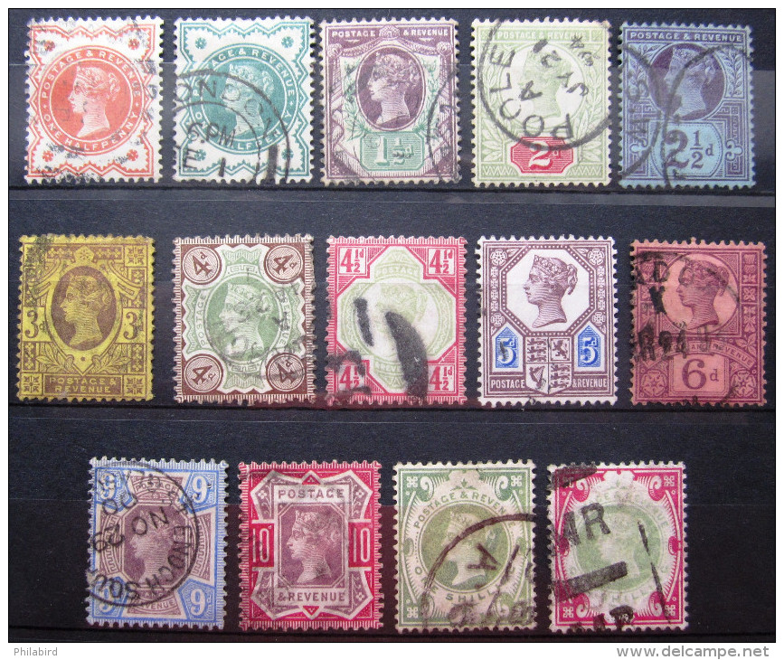 GRANDE-BRETAGNE            N° 91/104          OBLITERE - Used Stamps