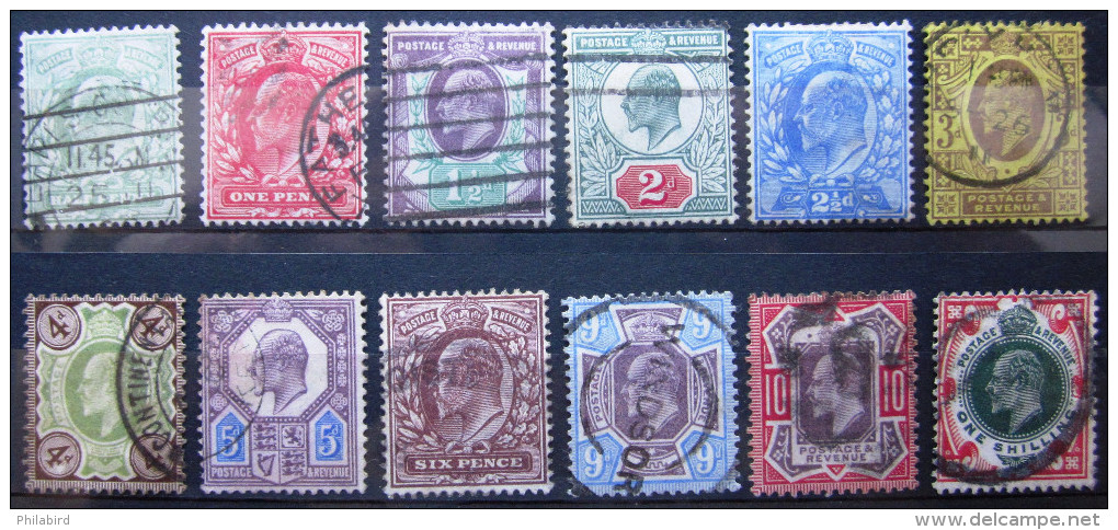 GRANDE-BRETAGNE            N° 106/117          OBLITERE - Used Stamps