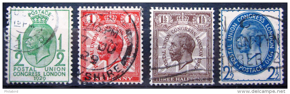 GRANDE-BRETAGNE            N° 179/182          OBLITERE - Used Stamps