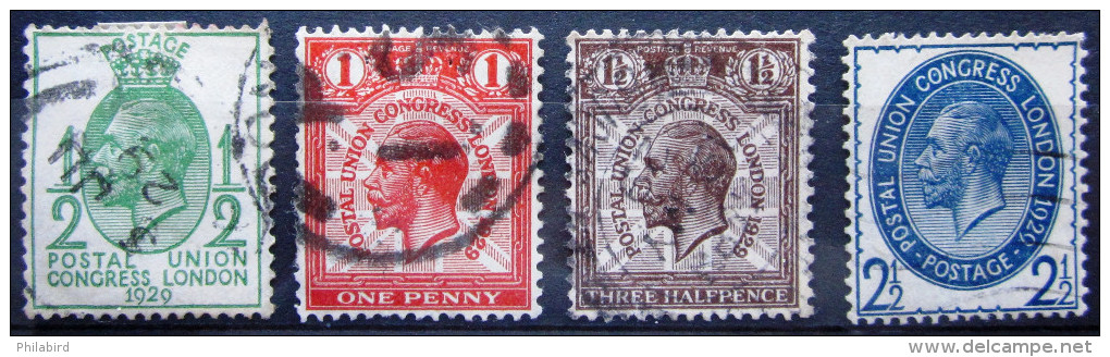 GRANDE-BRETAGNE            N° 179/182          OBLITERE - Used Stamps