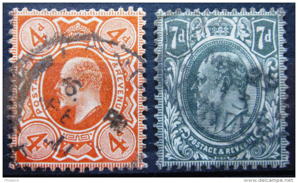GRANDE-BRETAGNE            N° 122/123          OBLITERE - Used Stamps