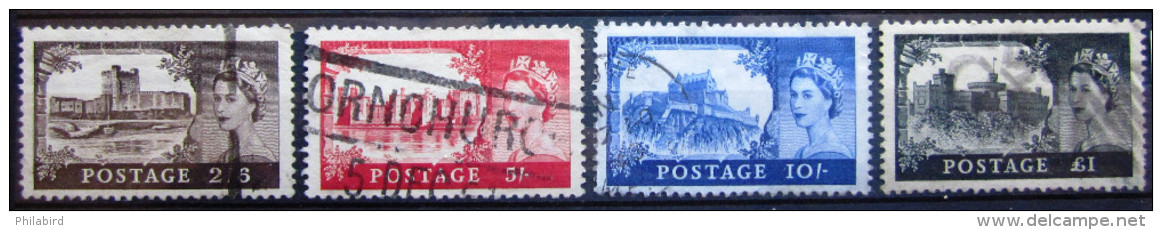 GRANDE-BRETAGNE            N° 283/286           OBLITERE - Used Stamps
