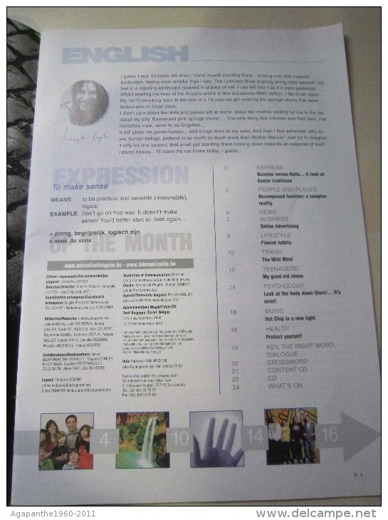 056 - ActuAPress The MAG In ENGLISH  N° 1148 - 2008-03 - MENSUEL  +  CD AUDIO - Schule/Unterricht