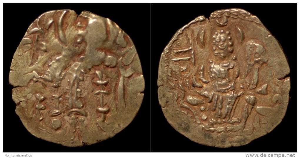 Kushan Kingdom Kidarites AV Dinar - Indian