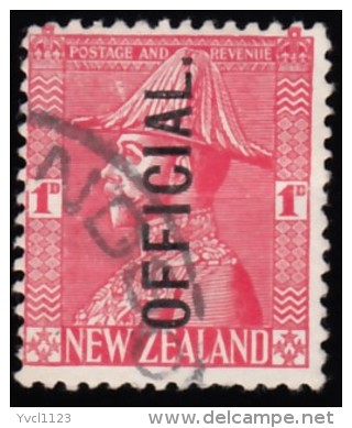 NEW ZEALAND - Scott #O55 Official "Overprinted (*) / Used Stamp - Officials