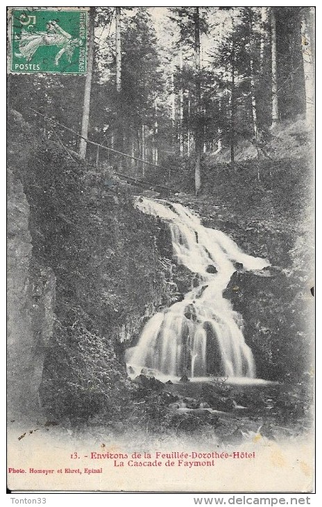 DEPT 88 - Environs De La FEUILLEE-DOROTHEE Hotel - La Cascade De Faymont - ENCH - - Otros & Sin Clasificación