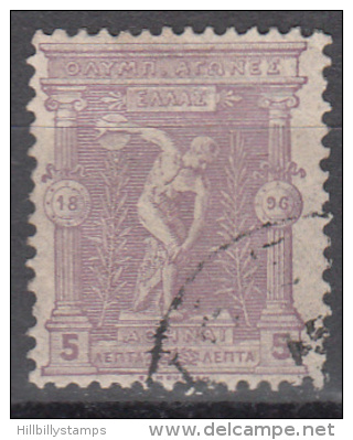 Greece     Scott No.  119      Used      Year  1896 - Used Stamps