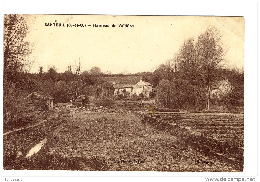 Carte Postale Ancienne Santeuil - Hameau De Vallière - Santeuil