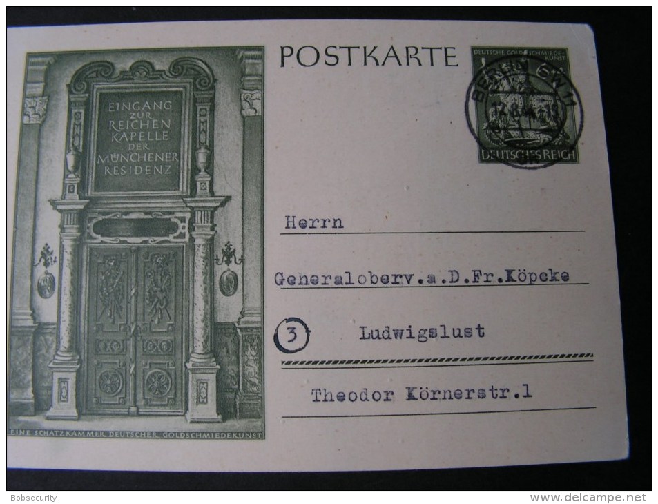 == DR Karte Goldschmiedekunst , Berlin SW 11  1944 - Sonstige & Ohne Zuordnung