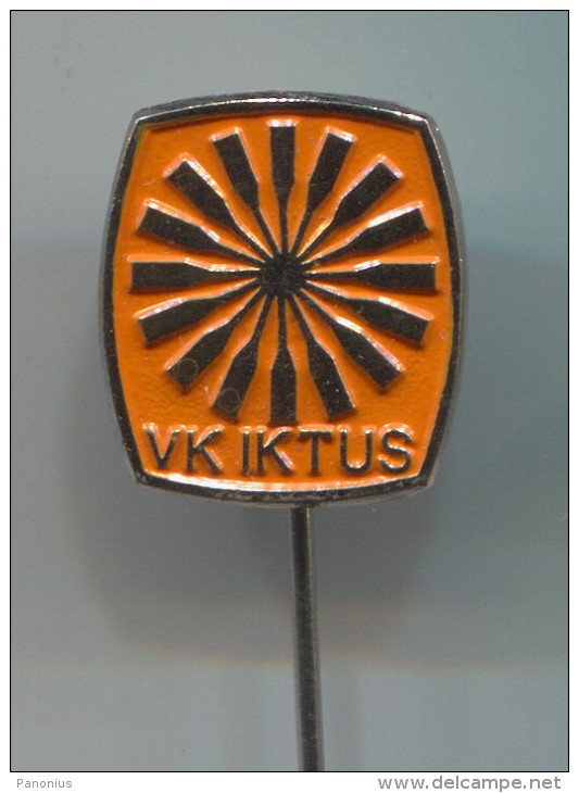 ROWING Kayak Canoe - Club IKTUS Osijek Croatia, Vintage Pin Badge - Rudersport