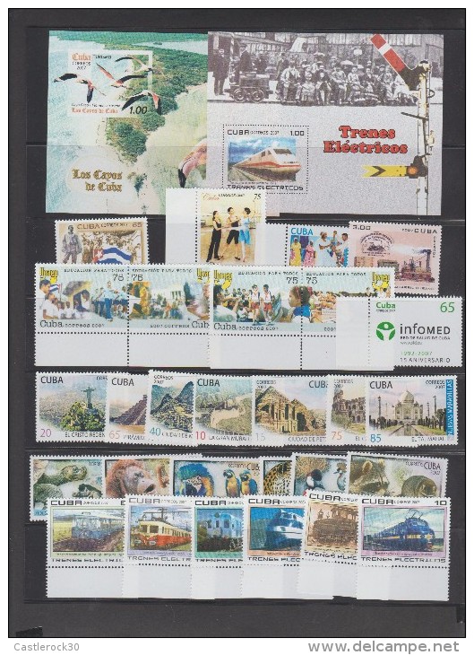 O) 2007 CUBA-CARIBE, FULL YEAR, STAMPS MNH - Années Complètes