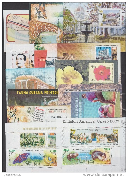 O) 2007 CUBA-CARIBE, FULL YEAR, STAMPS MNH - Années Complètes