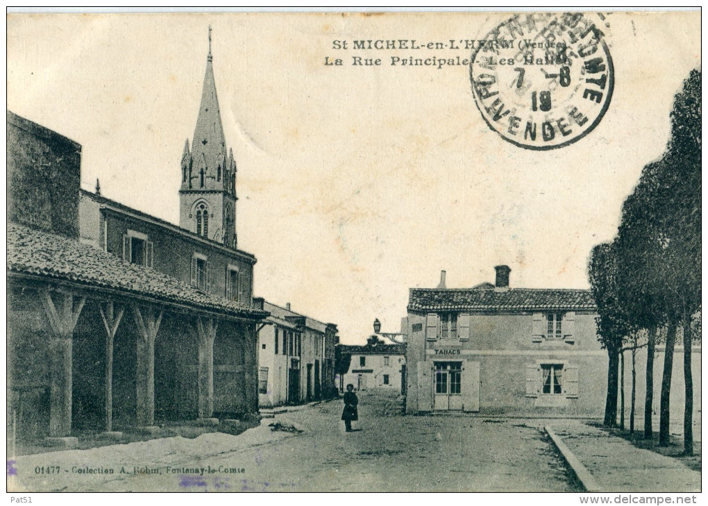 85 - Saint Michel En L' Herm : La Rue Principale - Saint Michel En L'Herm